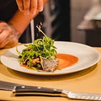 Delicious food at The Cottage Inn